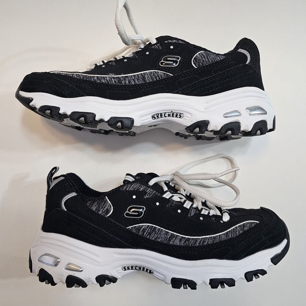 Skechers D'Lites Me Time Memory Sneakers W7 - Picture 2 of 9